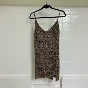 Leopard Print Reformation Mini Dress